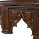 A VICTORIAN GOTHIC-REVIVAL OAK SIDE TABLE - photo 5