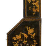 A CHINESE EXPORT BLACK-AND-GILT LACQUER BUREAU CABINET - photo 5