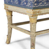 A PAIR OF DIRECTOIRE STYLE GREY-PAINTED AND PARCEL-GILT TABOURETS - photo 5