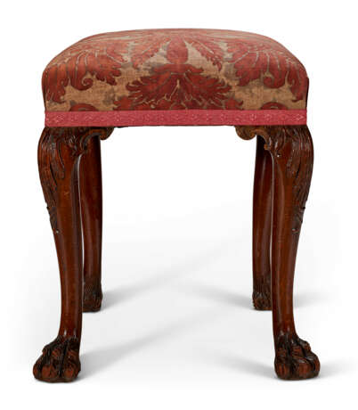 AN ENGLISH MAHOGANY STOOL - фото 2