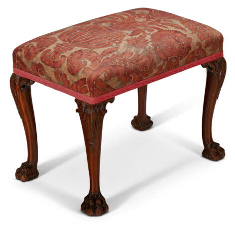 AN ENGLISH MAHOGANY STOOL - фото 3