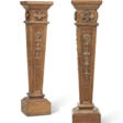 A PAIR OF GEORGE II CARVED PINE PEDESTALS - Auktionspreise