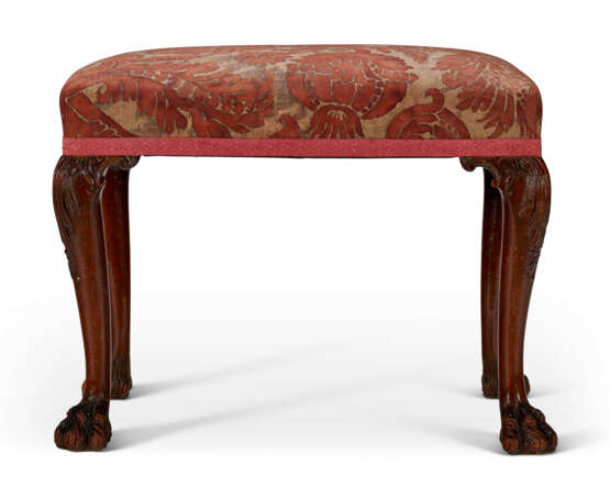 AN ENGLISH MAHOGANY STOOL - фото 5