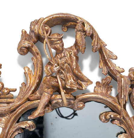 A PAIR OF LATE GEORGE II GILTWOOD MIRRORS - photo 2