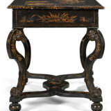 A WILLIAM AND MARY BLACK, GILT AND POLYCHROME-JAPANNED SIDE TABLE - фото 2