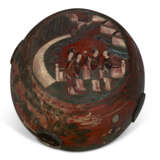 A CHINESE POLYCHROME-DECORATED WOOD GARDEN SEAT - photo 7