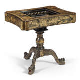 A CHINESE EXPORT BLACK-AND-GILT LACQUER GAMES TABLE - фото 5