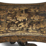 A CHINESE EXPORT BLACK-AND-GILT LACQUER GAMES TABLE - фото 7