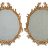 A PAIR OF GEORGE III STYLE GILTWOOD MIRRORS - photo 1