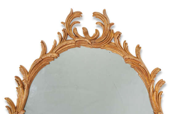 A PAIR OF GEORGE III STYLE GILTWOOD MIRRORS - фото 3