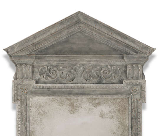 A KENTIAN STYLE GRAY-PAINTED MIRROR - photo 2
