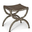 A FRENCH CAST-IRON 'CURULE' STOOL - Auction archive