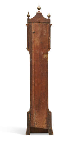 A GEORGE III SCARLET, GILT, AND POLYCHROME-JAPANNED LONG-CASE CLOCK - photo 5