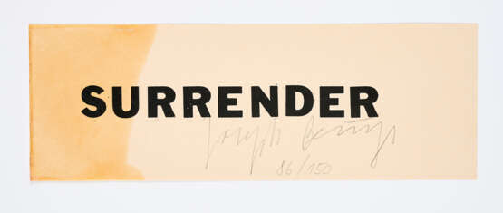 Joseph Beuys. Surrender II - Foto 1