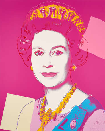 Andy Warhol. Queen Elizabeth II of the United Kingdom (Aus: Reigning Queens 1985) - Foto 1