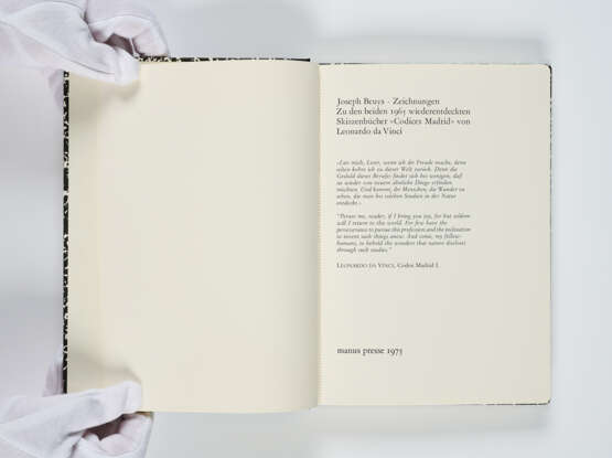 Joseph Beuys. Zeichnungen zu Leonardo Codices Madrid - Foto 2