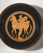 Archaic Period. AN ATTIC RED-FIGURED KYLIX