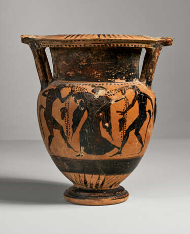 AN ATTIC BLACK-FIGURED COLUMN-KRATER - фото 1