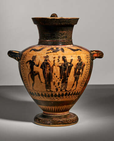 AN ATTIC BLACK-FIGURED HYDRIA - Foto 1