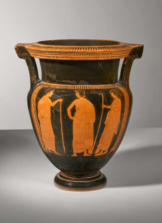 AN ATTIC RED-FIGURED COLUMN-KRATER - фото 2