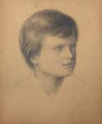 Aperçu. Monogrammist &amp;quot;A.v.W.&amp;quot;, wohl Anton von Werner (1843 Frankfurt/O.-1915 Berlin) &amp;quot;Porträt eines jungen Mädchens&amp;quot;, Bleistiftzeichnung, über der linken Schulter sign. &amp;quot;A.v.W.&amp;qu…