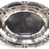 Schale, Silber. 84 Zol., Rußland, ovale Form mit geschweiftem Randdekor, Gew. 1843 g, 7,5x41x31 cm - Foto 1