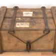 Alte Weintransportkiste, Cochem, Holz mit Eisenbändern, für Weinflaschen und Leergut, 29x77x50 cm - Архив аукционов
