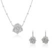 PIAGET SET OF DIAMOND 'ROSE' PENDENT NECKLACE AND EARRINGS - Auction archive