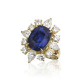 FRED SAPPHIRE AND DIAMOND RING - Foto 1