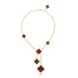 VAN CLEEF & ARPELS CARNELIAN AND TIGER'S EYE 'MAGIC ALHAMBRA' NECKLACE - Auktionsarchiv