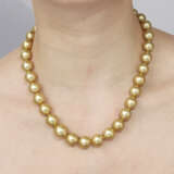NO RESERVE - CULTURED PEARL AND DIAMOND NECKLACE - Foto 5