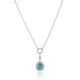 DAVID MORRIS OPAL AND DIAMOND NECKLACE AND EARRINGS - Foto 5