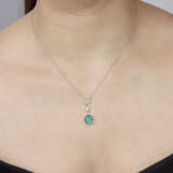 DAVID MORRIS OPAL AND DIAMOND NECKLACE AND EARRINGS - photo 8