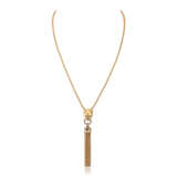 NO RESERVE - CARTIER GOLD AND MULTI-GEM 'PANTHERE' BANGLE AND PENDENT NECKLACE - Foto 4