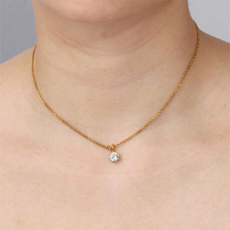 NO RESERVE - DIAMOND EARRINGS AND PENDENT NECKLACE - Foto 8