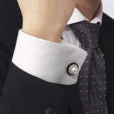 NO RESERVE - CULTURED-PEARL, DIAMOND AND ONYX CUFFLINKS; TOGETHER WITH ONYX AND DIAMOND CUFFLINKS - photo 7