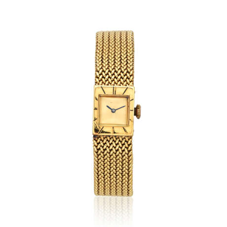 HERMÈS AND VACHERON CONSTANTIN GOLD WRISTWATCH; TOGETHER WITH A BOUCHERON DIAMOND AND GOLD WRISTWATCH - фото 6