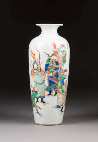 WUCAI-VASE MIT FIGÜRLICHER SZENERIE - photo 1