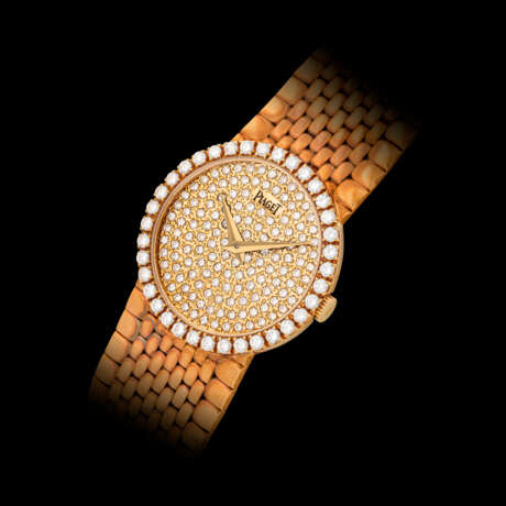 PIAGET, GOLD AND DIAMOND-SET BRACELET WATCH, REF. 9706 C111 - photo 1