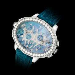 TIRET, SECOND CHANCE WITH BLUE MOTHER-OF-PEARL DIAL
