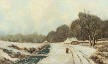 Pals, W. Maler des 20. Jh.. ''Winterlandschaft'', Ansicht ei…