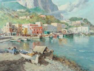 Salvati, Giuseppe 1900 - 1968, italienischer Maler. ''Capri'…