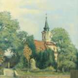 Stoermer, Marga Malerin des 20. Jh.. ''Kirche zwischen Bäume… - Foto 1