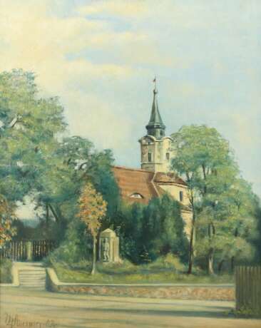 Stoermer, Marga Malerin des 20. Jh.. ''Kirche zwischen Bäume… - фото 1