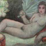 Maler des 20./21. Jh. ''Damenakt'', liegende nackte Frau in … - фото 1