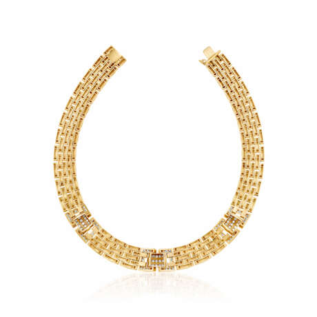 CARTIER DIAMOND AND GOLD 'MAILLON PANTHÈRE' NECKLACE - фото 4