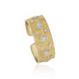 BUCCELLATI DIAMOND AND BI-COLORED GOLD CUFF BRACELET - Auktionsarchiv