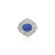 ANTIQUE SAPPHIRE AND DIAMOND PENDANT-BROOCH - Auction prices