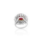 STAR RUBY AND DIAMOND RING - photo 6