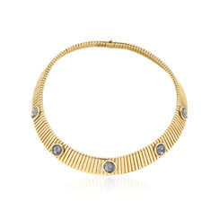 BULGARI COIN AND GOLD 'MONETE' TUBOGAS NECKLACE